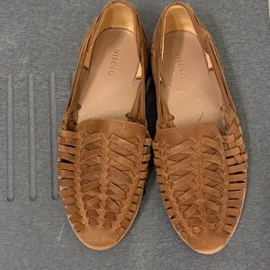 Nisolo Woman’s Woven Suede Loafers